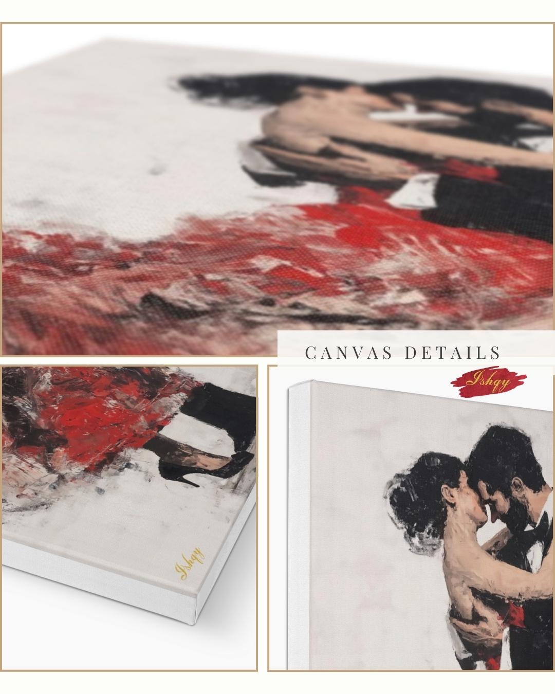 Tango Nights is an expressive painting print of a couple locked in an intimate tango, her red dress flowing in motion. This passionate wall art captures the fiery elegance of the dance and adds a dramatic, romantic touch to your home. Available on canvas and framed canvas, it’s perfect for living rooms, bedrooms, or any space craving warmth and connection.