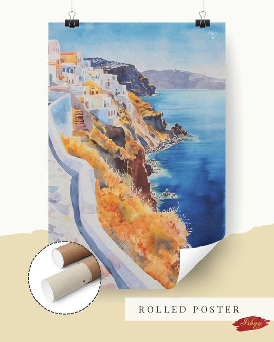 Santorini Serenity - IshqyBusiness