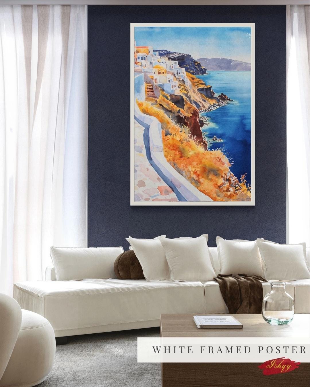 Santorini Serenity - IshqyBusiness