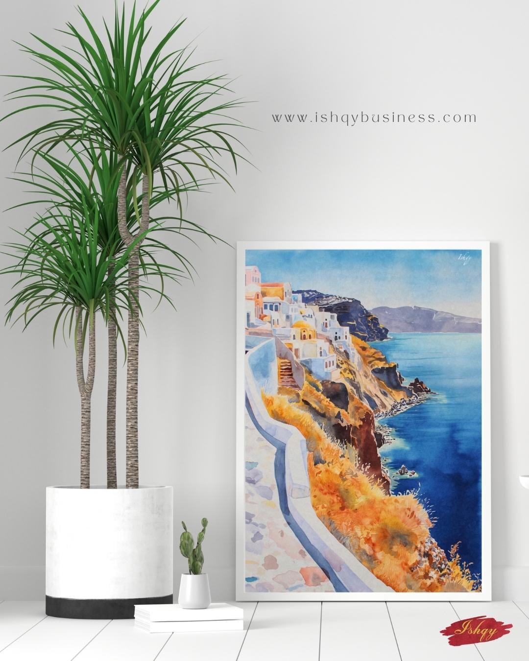 Santorini Serenity - IshqyBusiness