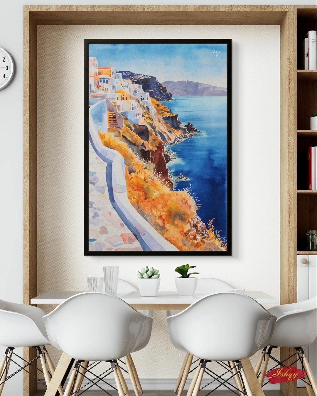 Santorini Serenity - IshqyBusiness