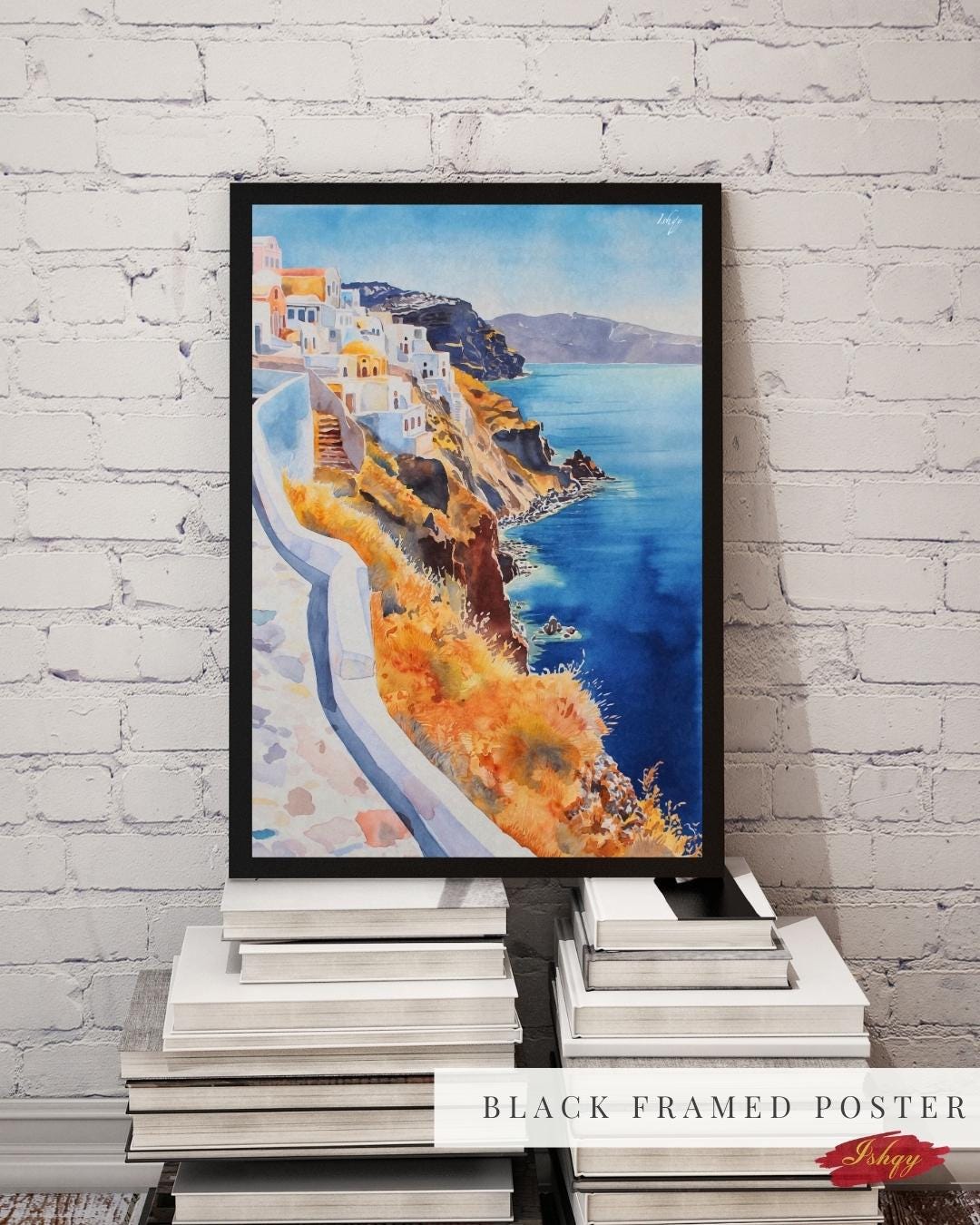 Santorini Serenity - IshqyBusiness