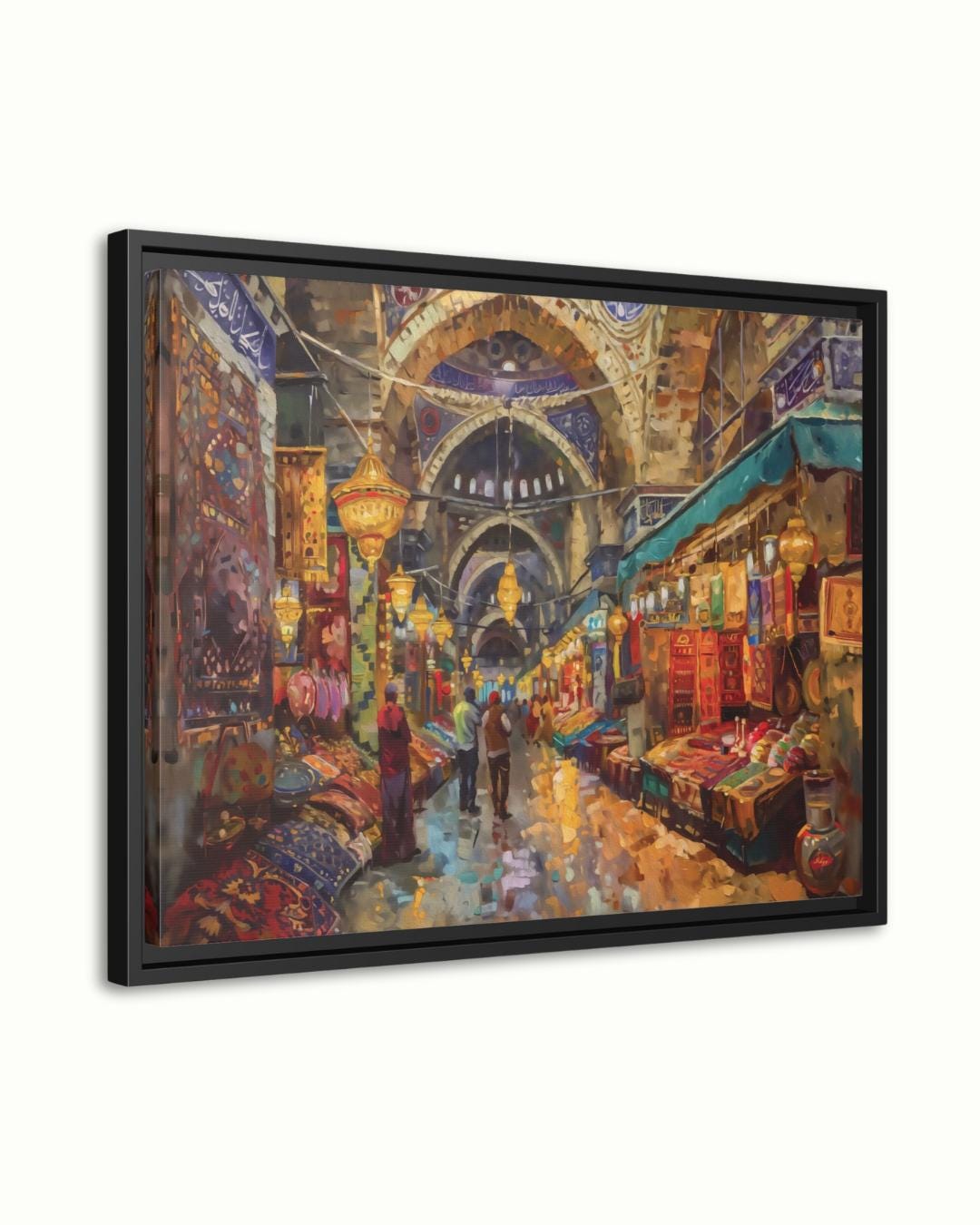 Grand Bazaar Istanbul Wall Art Print, Turkish Market Canvas, Colorful Bazaar Home Decor, Oriental Framed Wall Art, Souk Painting Print
Bring the energy and charm of Istanbul’s Grand Bazaar into your home with this vibrant wall art print. Featuring colorful lanterns, textiles, and market scenes, this Turkish-inspired canvas adds warmth and culture to any space. Perfect for living rooms, dining rooms, or as a unique gift.