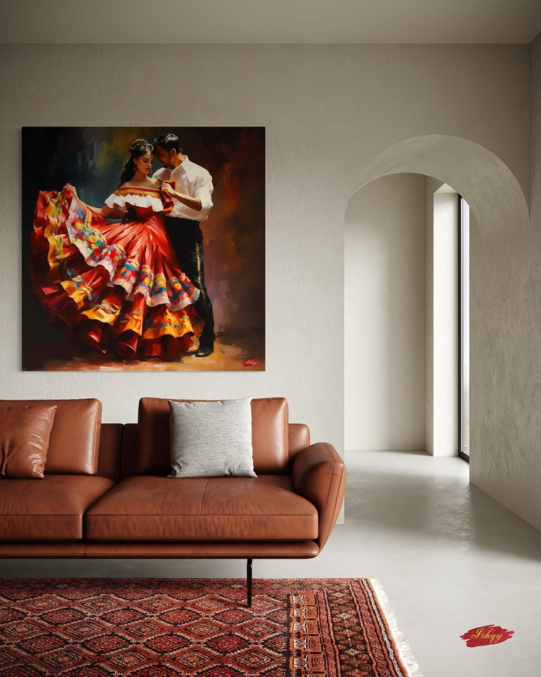 Mexican Dance Wall Art Canvas, Colorful Folklorico Painting Print, Framed Latin Dance Home Decor, Fiesta Vibrant Wall Art
Celebrate the vibrant energy of Mexican folkloric dance with this stunning canvas print. Featuring a couple dancing in vivid traditional attire, it brings passion and color to any space. Perfect for living rooms, dining rooms, or as a statement piece for lovers of Latin culture.