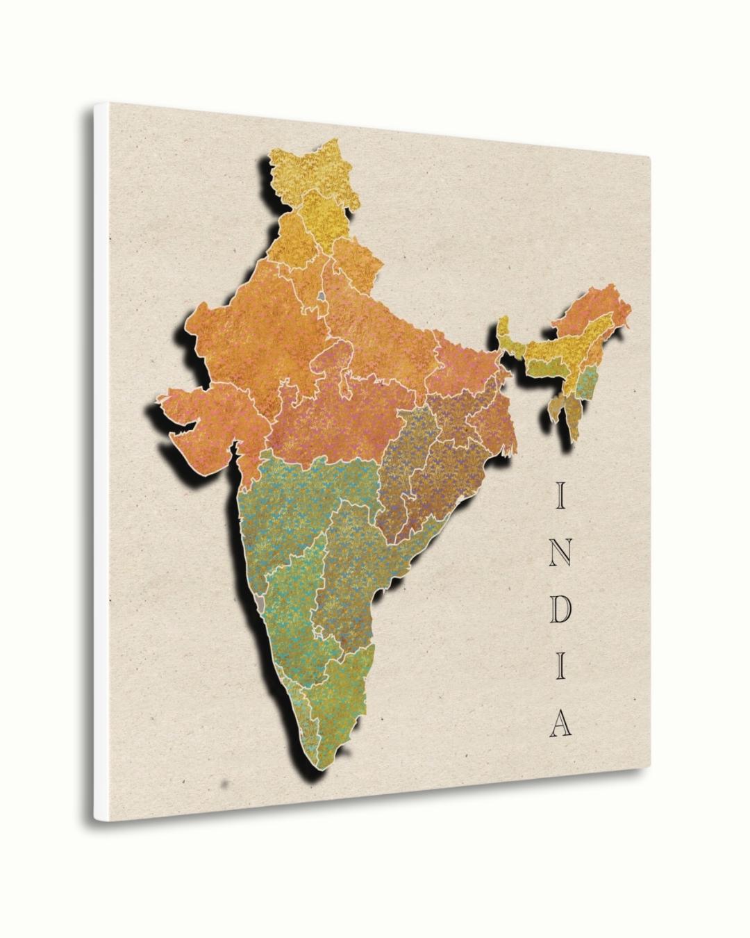 India Map Wall Art Print, Cultural Canvas Map of India, Textile Pattern Wall Decor, Framed Travel Art, Vibrant Indian Home Print
Celebrate India’s rich heritage with this vibrant map wall art print featuring intricate textile-inspired patterns. A stunning canvas that blends culture and color, perfect for living rooms, offices, or as a unique gift for travelers and art lovers. Bring the spirit of India into your home with this elegant framed print.