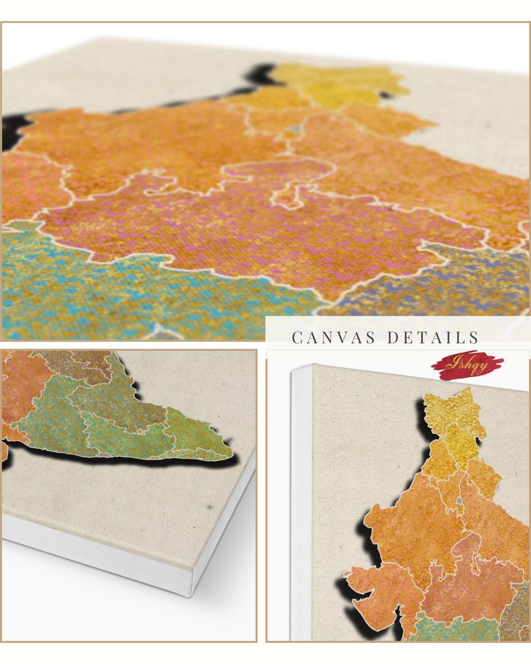 India Map Wall Art Print, Cultural Canvas Map of India, Textile Pattern Wall Decor, Framed Travel Art, Vibrant Indian Home Print
Celebrate India’s rich heritage with this vibrant map wall art print featuring intricate textile-inspired patterns. A stunning canvas that blends culture and color, perfect for living rooms, offices, or as a unique gift for travelers and art lovers. Bring the spirit of India into your home with this elegant framed print.