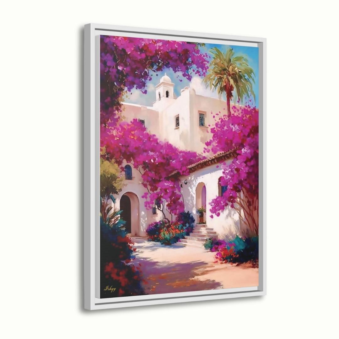 Mexican Art for Wall Hacienda Painting Mexican Wall Art Canvas Wall Art Framed Canvas Print Hacienda Decor Extra Large Housewarming Gift
