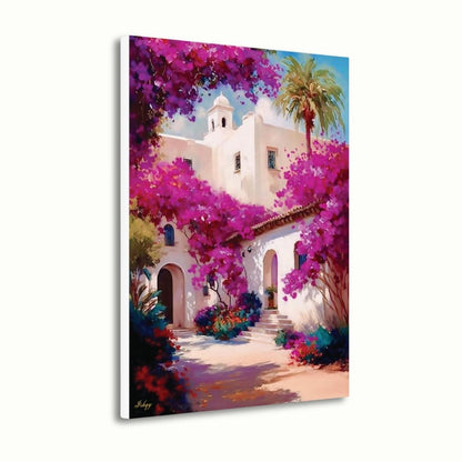 Mexican Art for Wall Hacienda Painting Mexican Wall Art Canvas Wall Art Framed Canvas Print Hacienda Decor Extra Large Housewarming Gift