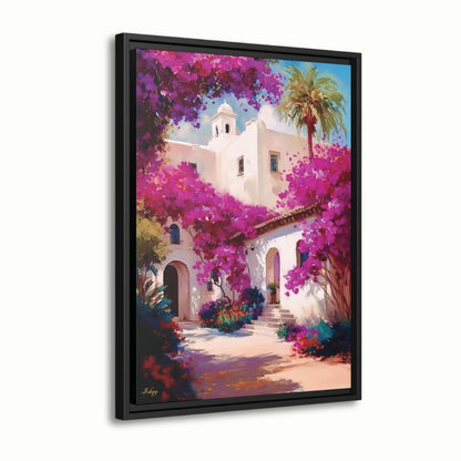 Mexican Art for Wall Hacienda Painting Mexican Wall Art Canvas Wall Art Framed Canvas Print Hacienda Decor Extra Large Housewarming Gift