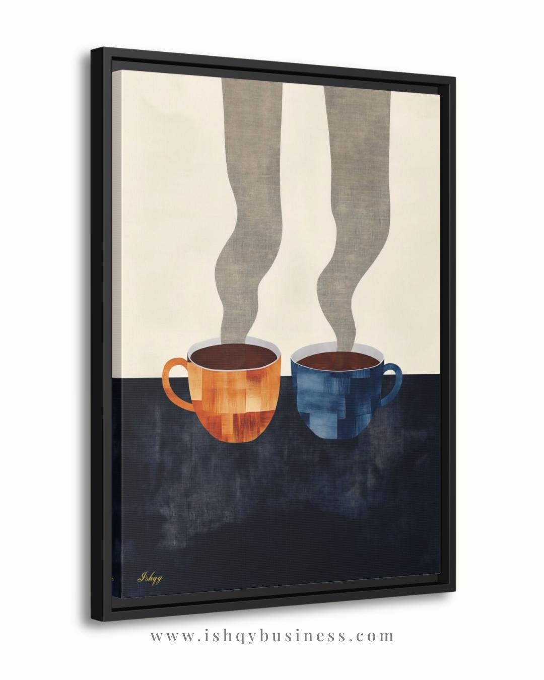 Cup of Comfort Coffee Wall Art Canvas Print