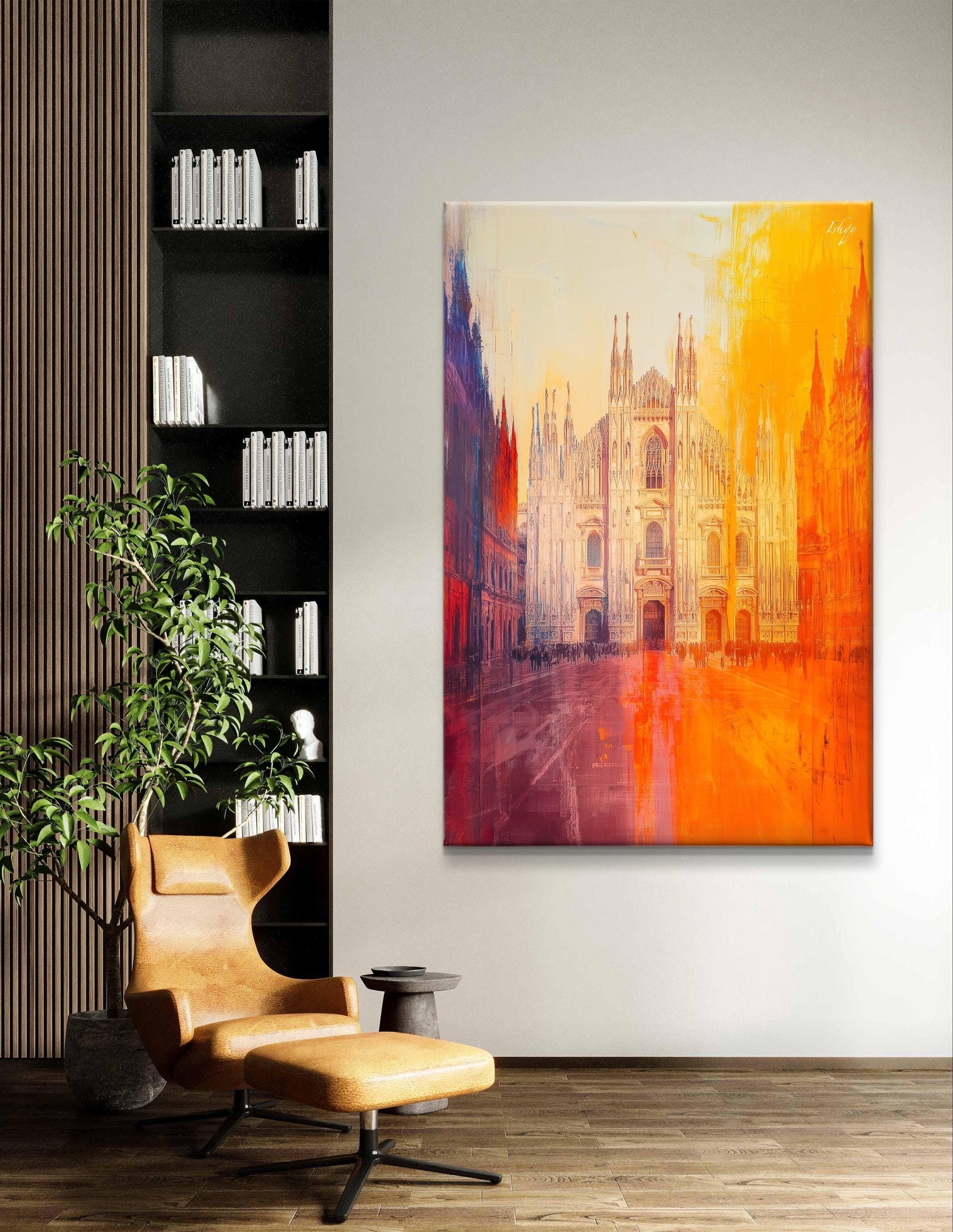 Duomo di Milano Art, Milan Wall Art - Framed Canvas, Italian Cathedral Decor, Architectural Poster, European Travel Home Gift Idea