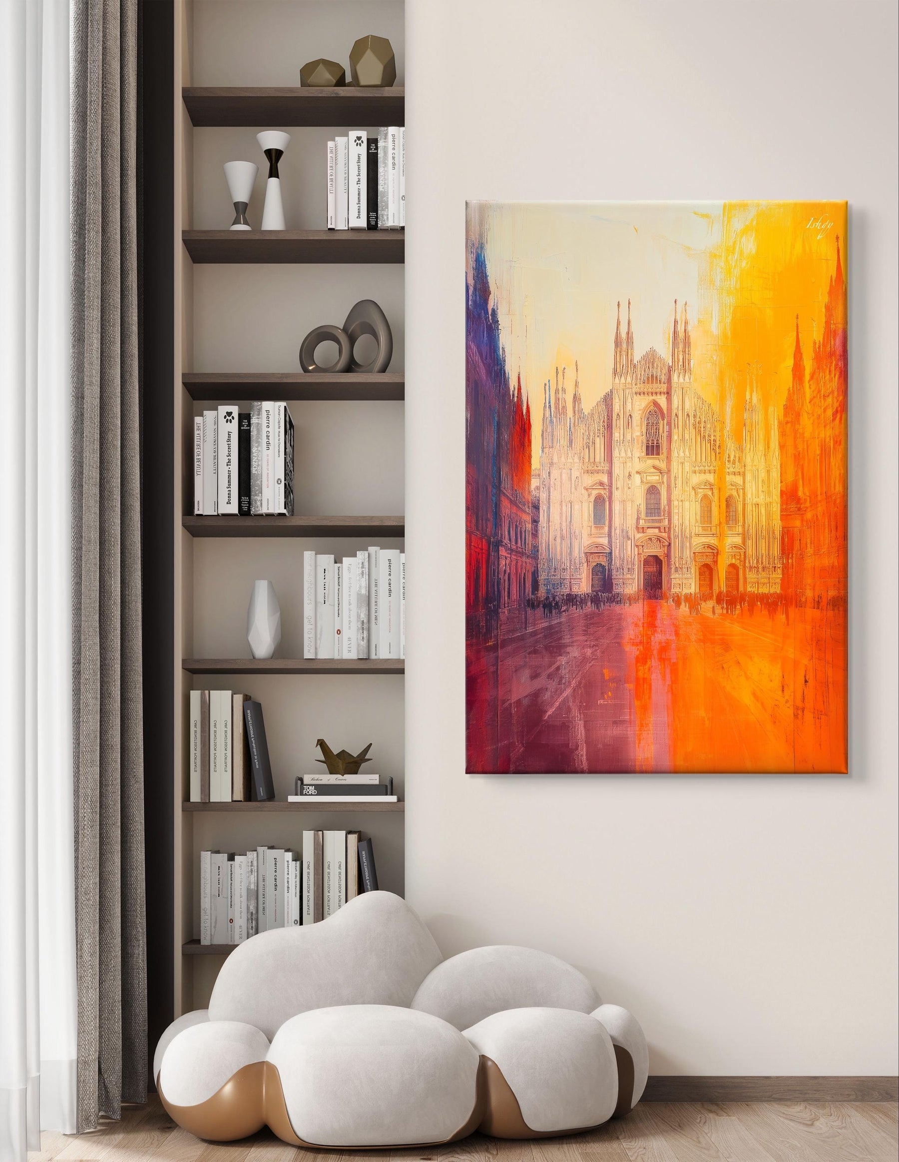 Duomo di Milano Art, Milan Wall Art - Framed Canvas, Italian Cathedral Decor, Architectural Poster, European Travel Home Gift Idea