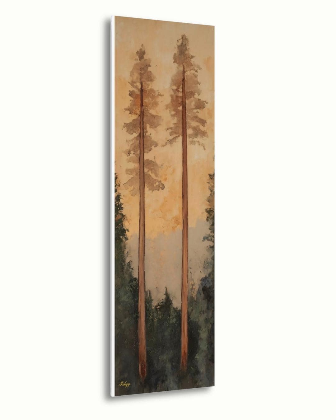 Rustic Pine Tree Wall Art, Nature Canvas Print, Minimalist Forest Painting, Framed Woodland Decor, Tall Tree Art Print

Golden Hour art print featuring tall pines at sunset with a serene forest view. Canvas & framed canvas painting print for warm, nature-inspired wall decor.