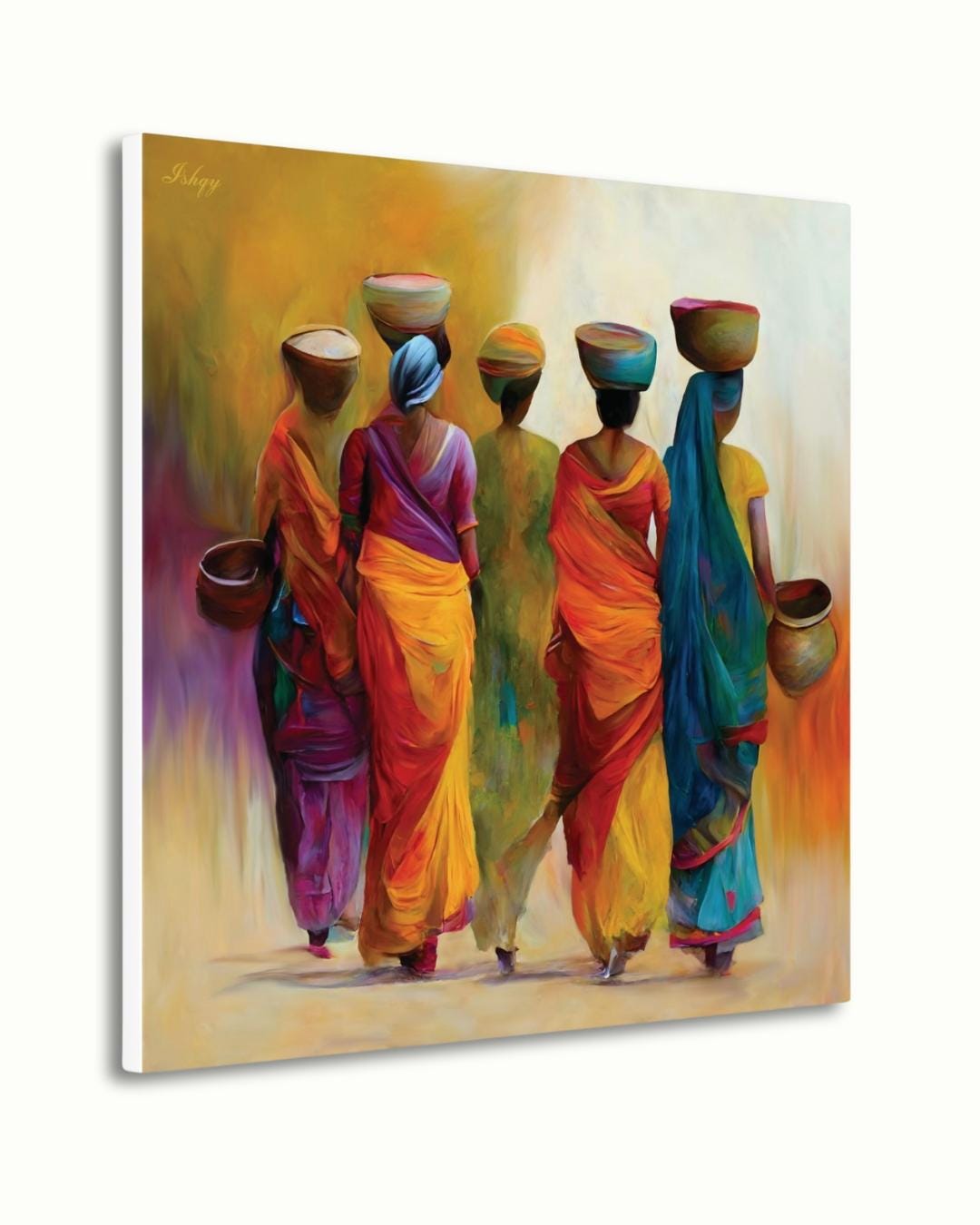 Mexican Wall Art, Charro Painting Print, Sombrero Man Art, Cultural Canvas, Framed Mexican Decor, Fiesta Wall Art, Traditional Mexico Print.&nbsp;Laado | Indian Women in Sarees Wall Art Print | Rural India Canvas | IshqyBusiness
