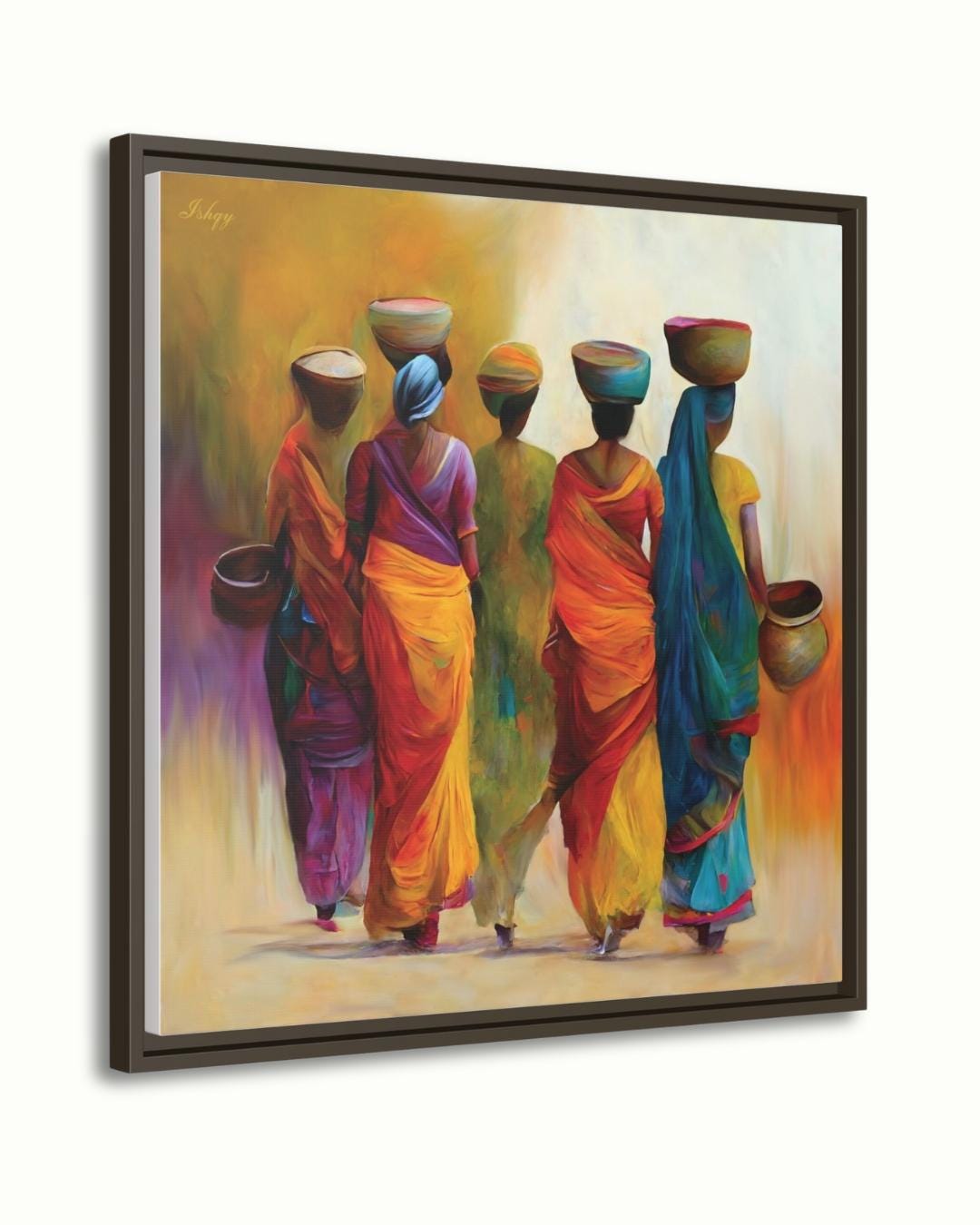 Mexican Wall Art, Charro Painting Print, Sombrero Man Art, Cultural Canvas, Framed Mexican Decor, Fiesta Wall Art, Traditional Mexico Print.&nbsp;Laado | Indian Women in Sarees Wall Art Print | Rural India Canvas | IshqyBusiness