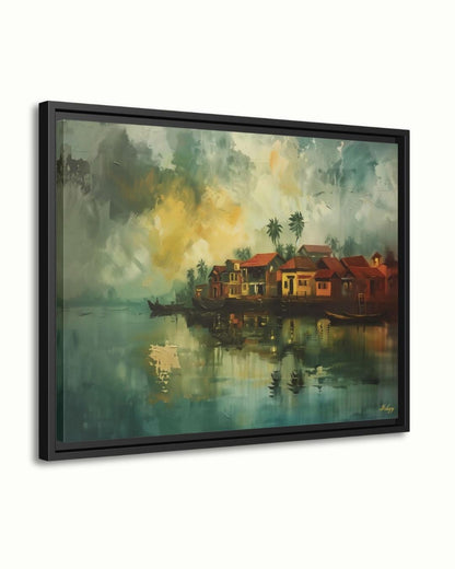 Kochi Wall Art Kerala Backwaters Painting Print, India Canvas Tropical Waterfront Landscape Travel Art Living Room Bedroom Home Wall Decor
Kochi City Landscape Painting Canvas Framed Canvas, Kerala Backwaters Art Print, India Wall Art For Living Room Office Home, Coastal Decor