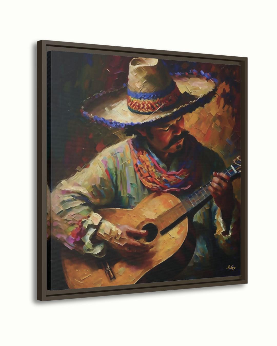 Mexican Guitarist Canvas Wall Art Print, Colorful Latin Music Painting, Cultural Fiesta Home Decor, Framed Music Lover Wall Art

Celebrate Latin culture with this vibrant canvas print of a Mexican guitarist in colorful traditional attire. A perfect c