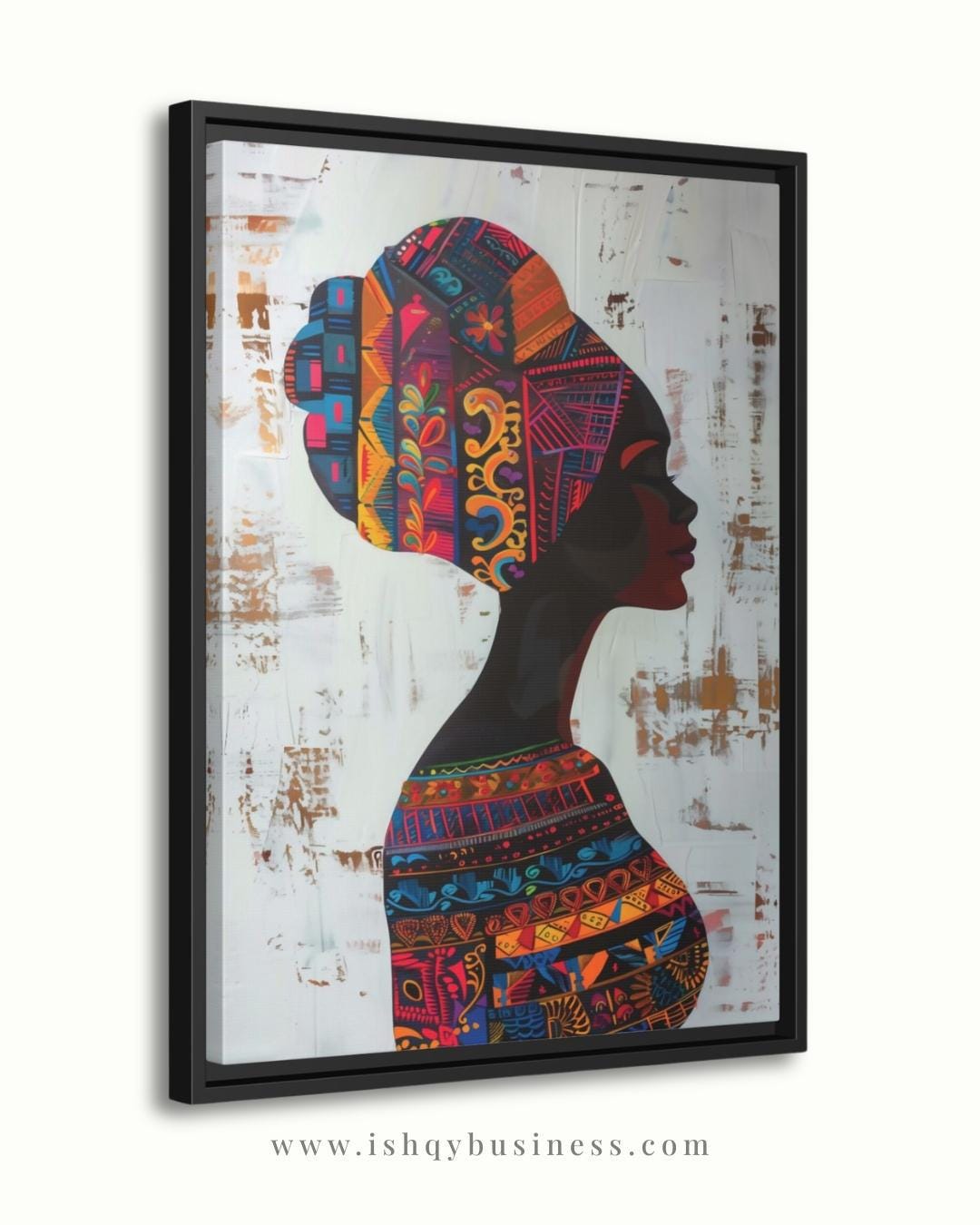 Puerto Rican Woman Wall Art, Caribbean Heritage Canvas Print, Large Framed Latin America Decor, San Juan Travel Gift, Vibrant Boricua Painting