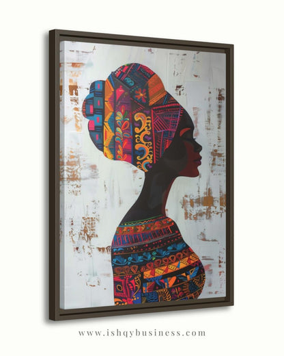 Puerto Rican Woman Wall Art, Caribbean Heritage Canvas Print, Large Framed Latin America Decor, San Juan Travel Gift, Vibrant Boricua Painting
