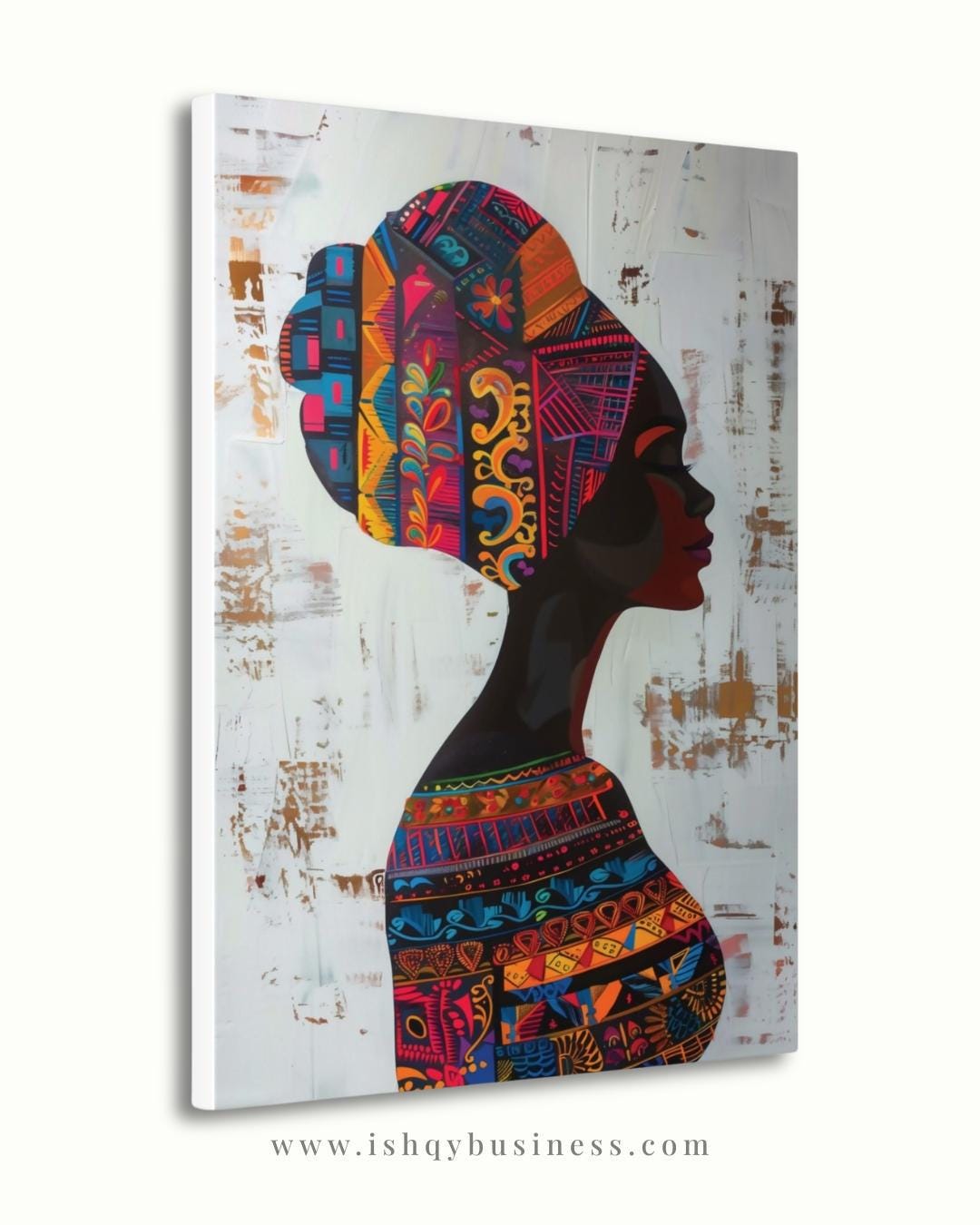 Puerto Rican Woman Wall Art, Caribbean Heritage Canvas Print, Large Framed Latin America Decor, San Juan Travel Gift, Vibrant Boricua Painting